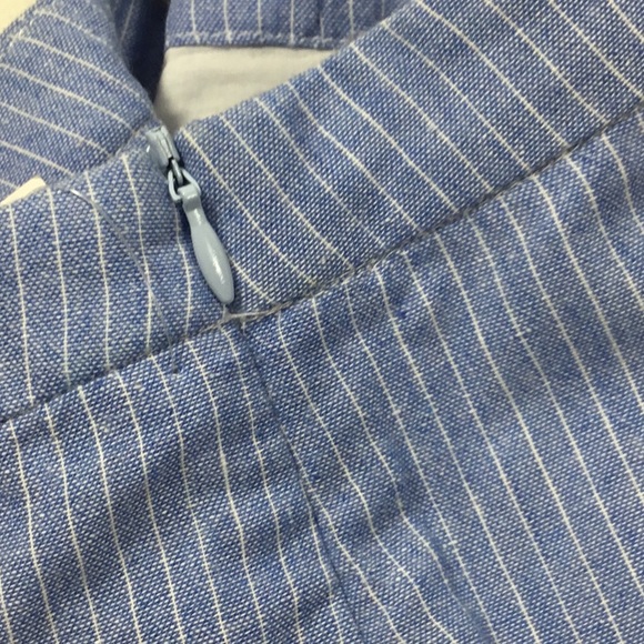 J.O.A. Los Angeles blue & floral embroidery shorts - Picture 6 of 7